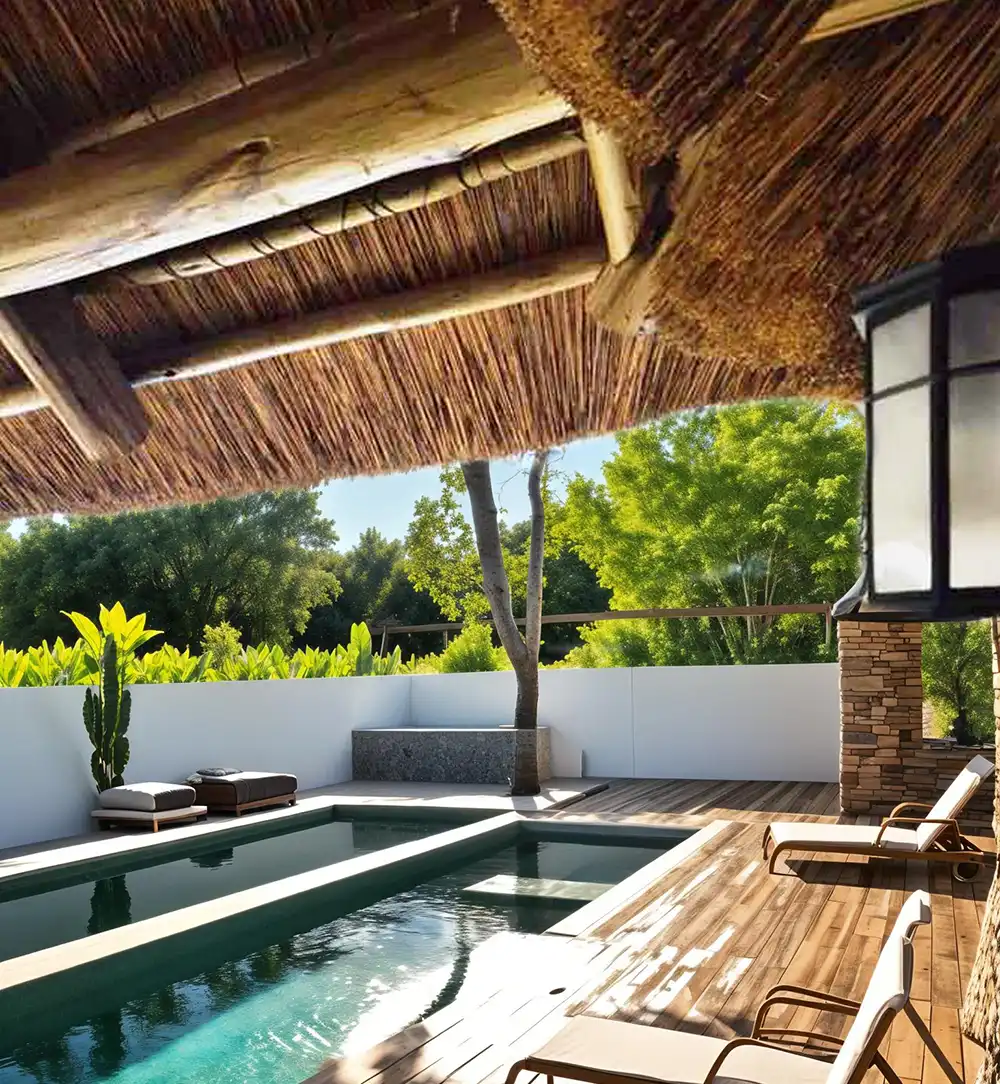 builders of professional thatching and lapas