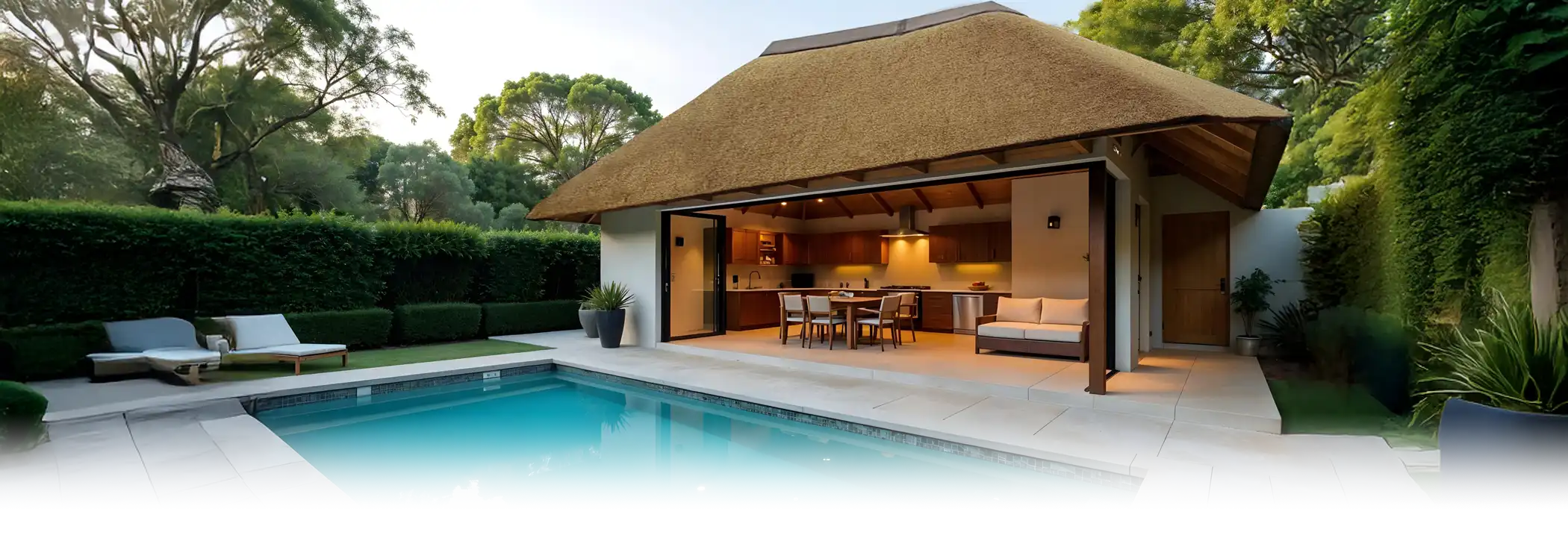 thatchrpros.co.za - builders of thatch roofs, pools and entertainment areas