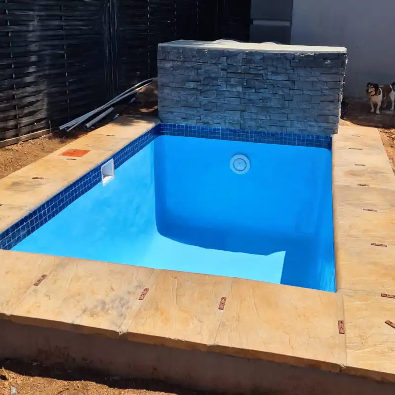 example of pool repairs done by the team of thatchpros.co.za