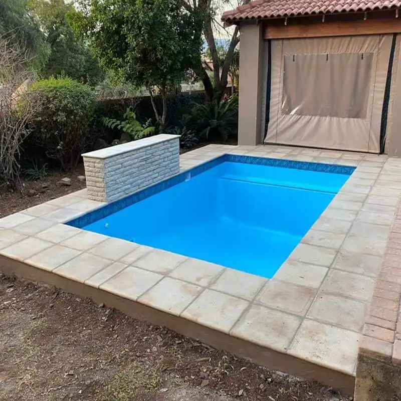 example of pool repairs done by the team of thatchpros.co.za